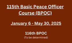 115th Basic Peace Officer Course (BPOC)