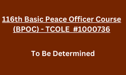 116th Basic Peace Officer Course (BPOC)